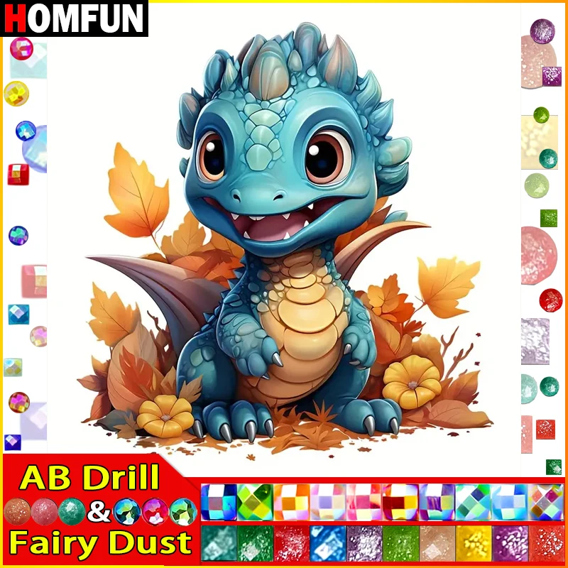 HOMFUN Fairy Dust AB 5D DIY Diamond Painting 