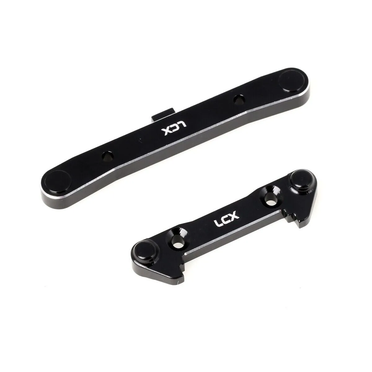 LCX Racing 1/10 RC Truck Aluminum Front Rear Pin Mount Cover Set for Losi Lasernut U4 Upgrades Parts Accessories