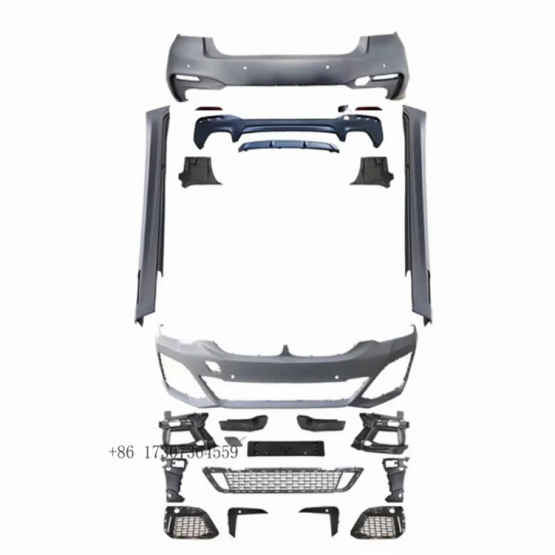 

M-Tech 2021-2023 5 Series G30 Pre LCI MT Bumper Side Skirts Car Body Kit PP Plastic New Easy Installation