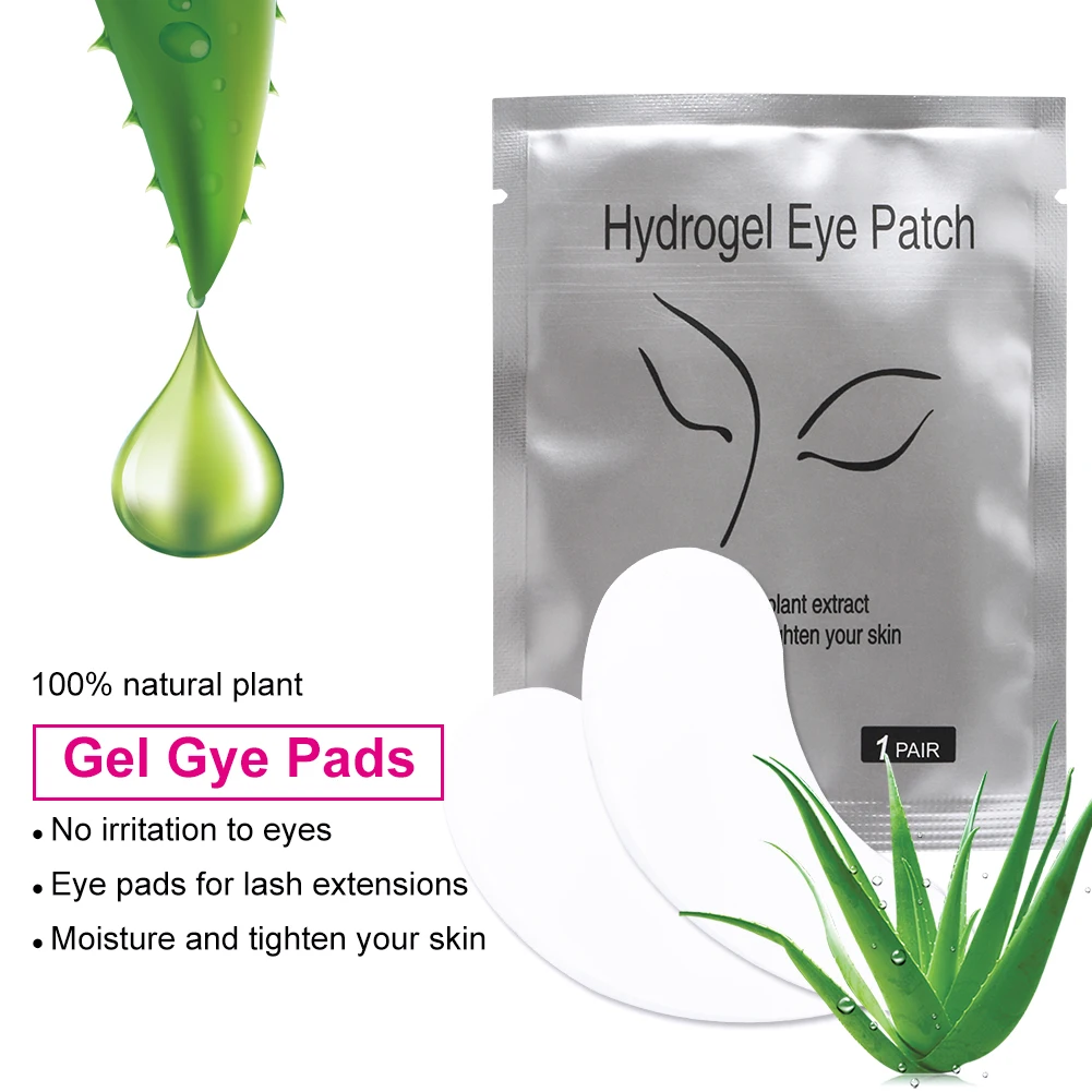 50/100 Pairs Eye Patches for Extension Gel Lint Free Paper-Patch Under Eye Makeup Eyelash Pads Eyelash Patches Tip Stickers