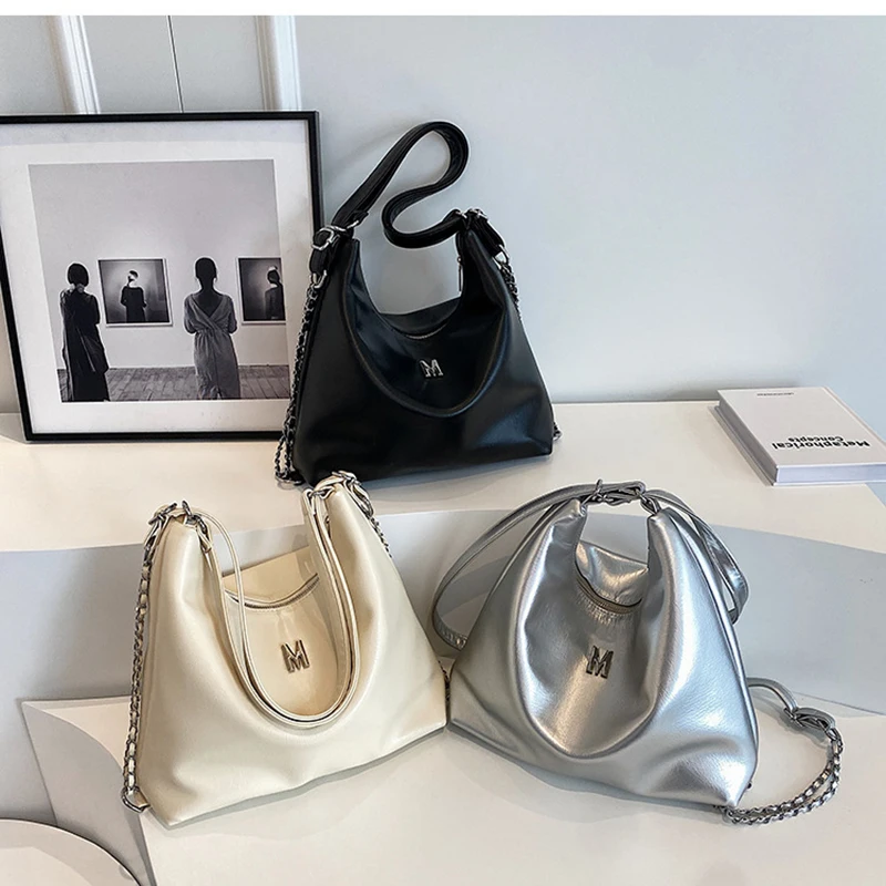 اتجاه الموضة، حقائب ذات سعة كبيرة، حقيبة يد نسائية جديدة، حقائب كتف متعددة الاستخدامات، حقائب ظهر شعبية متعددة الأغراض #1