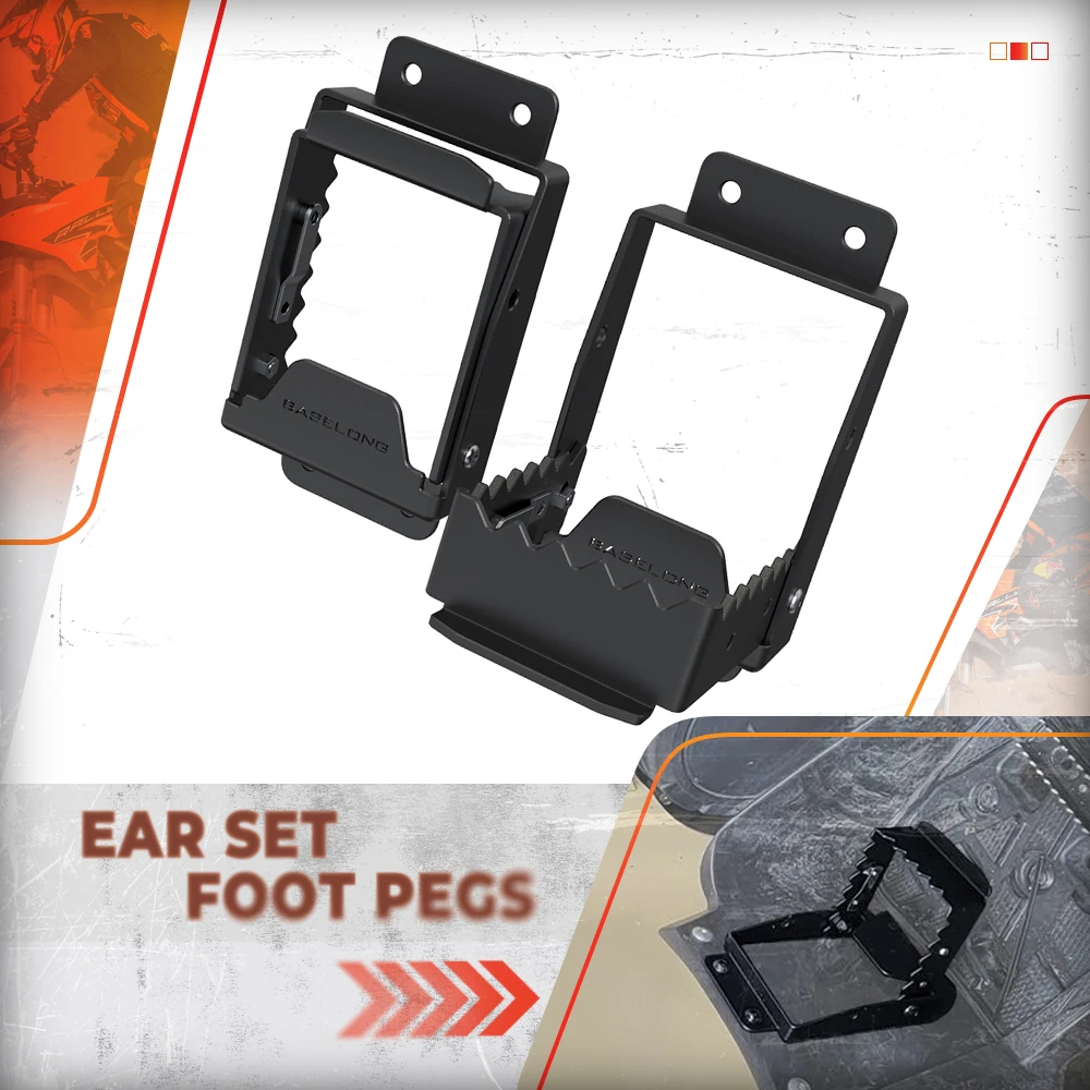 

Rear Set Foot Pegs Mount Kit Highway Peg Clamp Extensions Bracket For CFMOTO ATV450 ATV625 400ATV ATV1000CC ATV 400 450 625