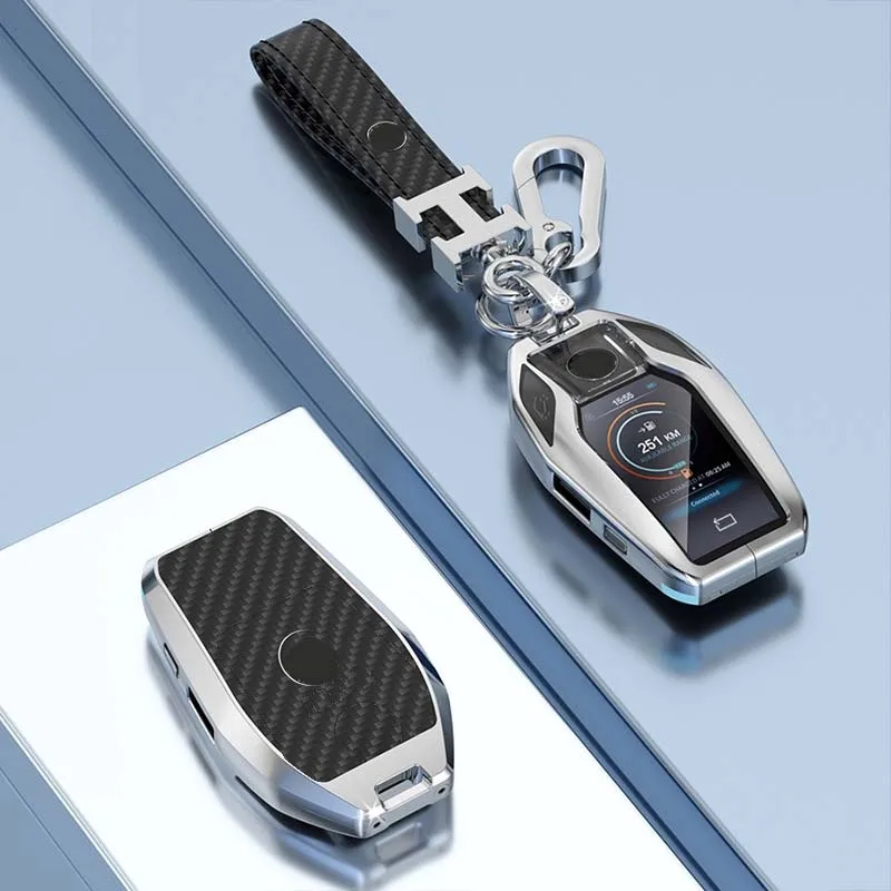 

Carbon Fiber Car Key Case Cover Keychain Fob For BMW E90 E60 E70 E87 3 5 6 Series M3 M5 X1 X5 X6 Z4 E71 E72 E89 E92 Accessories