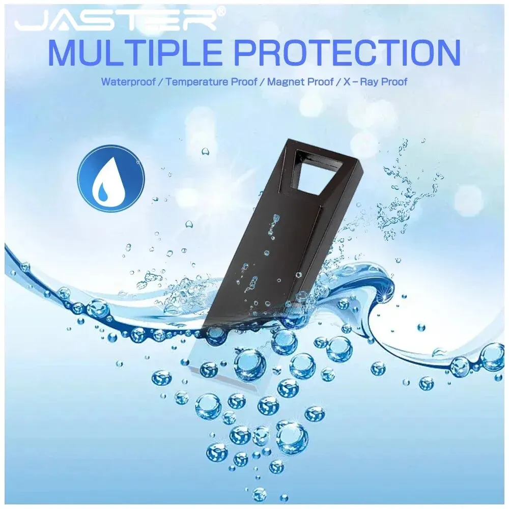 JASTER Mini Pen Drive 64GB High Speed USB Flash Drives 32GB Black Memory Stick Pendrive Gift Key Chain Storage Devices U Disk image 5
