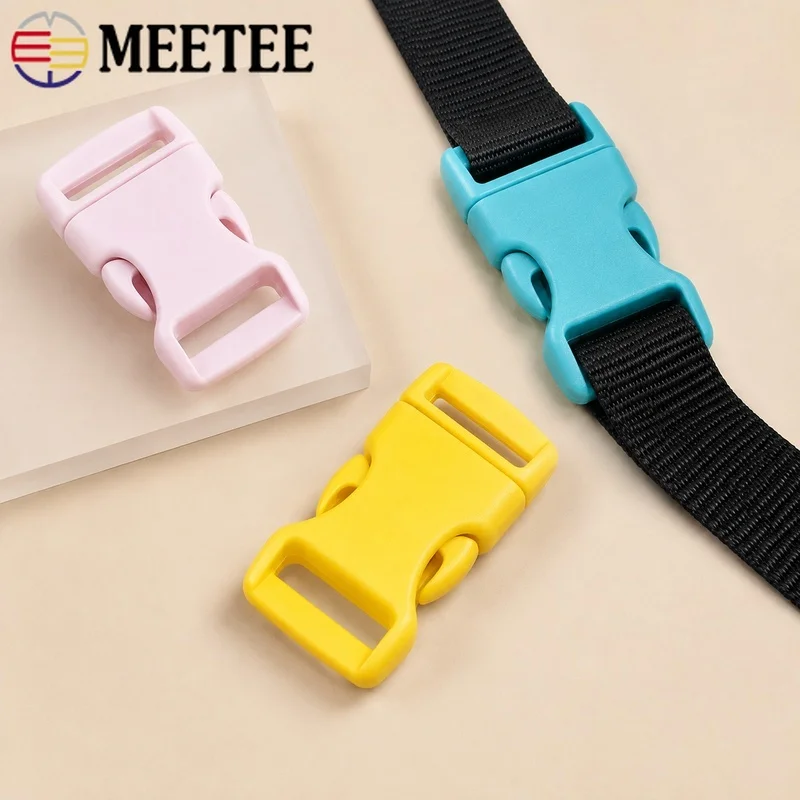 10/20/30Pcs 10-25MM Plastic Quick Release Buckle Snap Clasp for Webbing Paracord Bracelet Dog Collar Strap Replacement Hardware