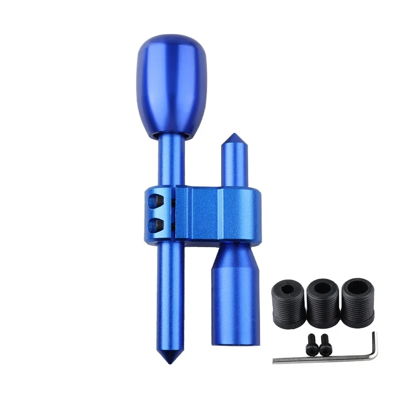 

Автомобильная алюминиевая ручка переключения передач типа H, регулируемый удлинитель, рычаг переключения передач с 5-скоростной ручкой, несколько цветов, головка переключения передач