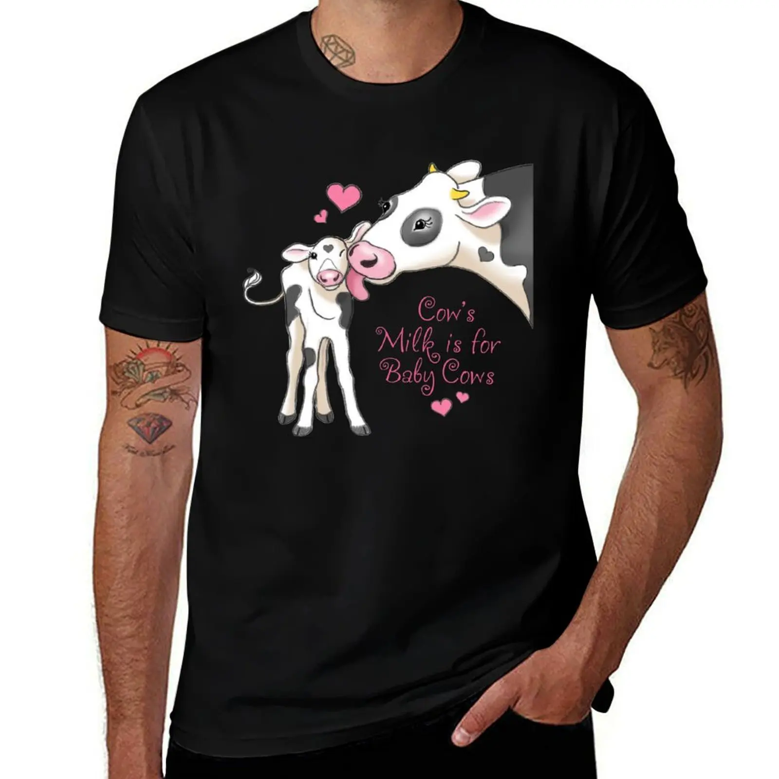 

Baby cow by Maria Tiqwah T-Shirt funny t shirts cotton t shirt for man 100 percent cotton T-Shirt
