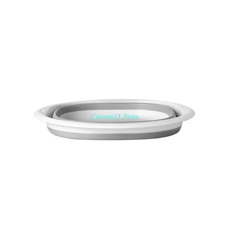 Y1UB Bathroom Laundry Tub Folding Wash Basin for Kids Collapsible Vegetable Basin Tub Dish Bowl Washing Tub