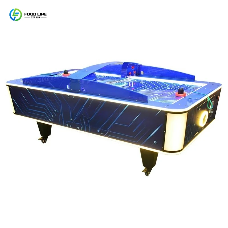 Coin Operated Air Hockey Table 2P 110/220V CE Certified Electronic Scoring Arcade Game for Family Indoor Use Wholesale