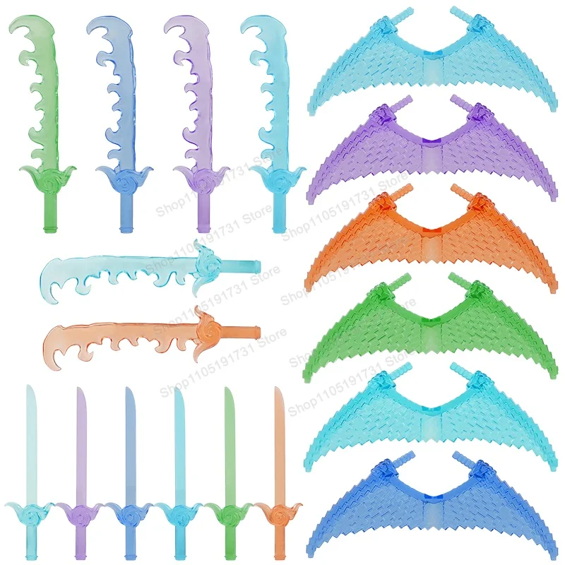 WM6208 WM6167 MOC Blocs de construction mobiles Anime Cartoon Mini figurine d'action Assemblage de briques Jouets Cadeaux d'anniversaire pour enfants