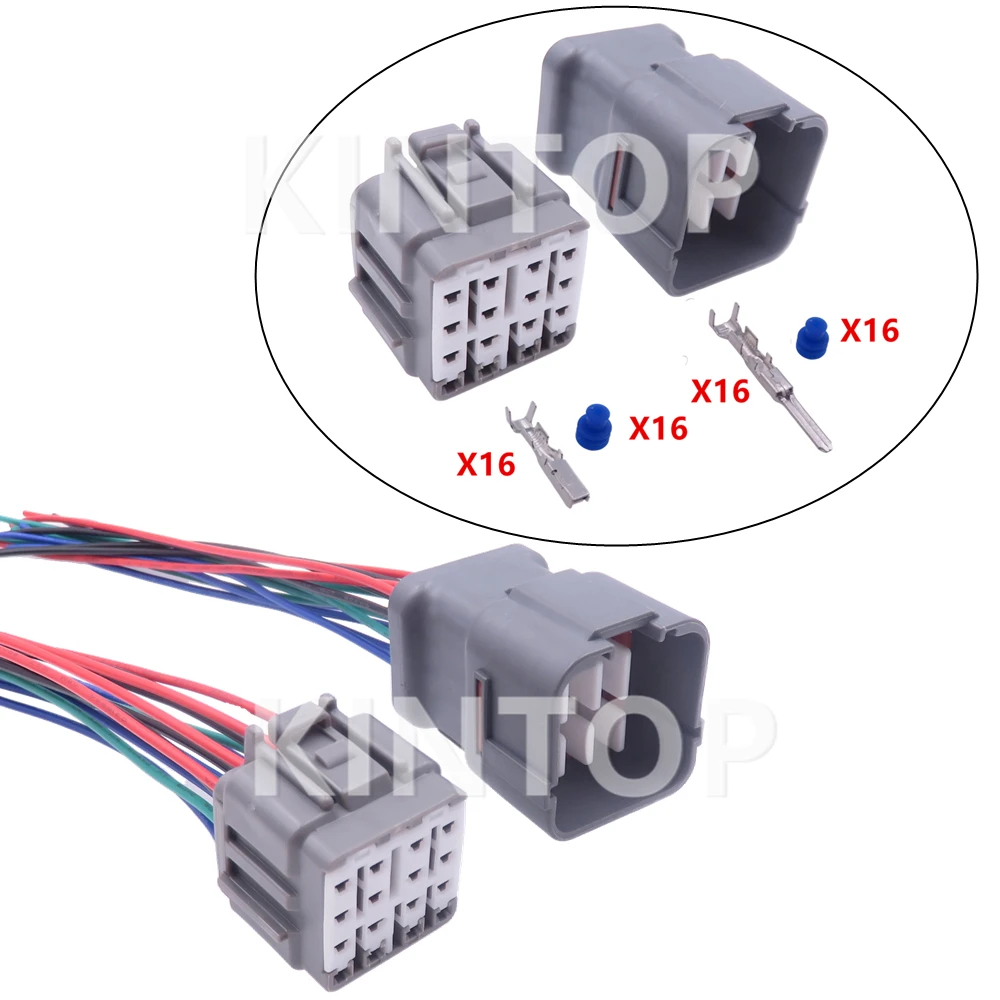 

1 Set 16 Pins 6188-0495 6189-0715 Auto Starter Wire Cable Connector Car Male Plug Female Socket Automobile Waterproof Adapters