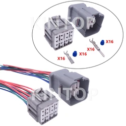 1 Set 16 Pins 6188-0495 6189-0715 Auto AC Assembly Cable Connector Car Male Plug Female Socket Automobile Waterproof Adapters