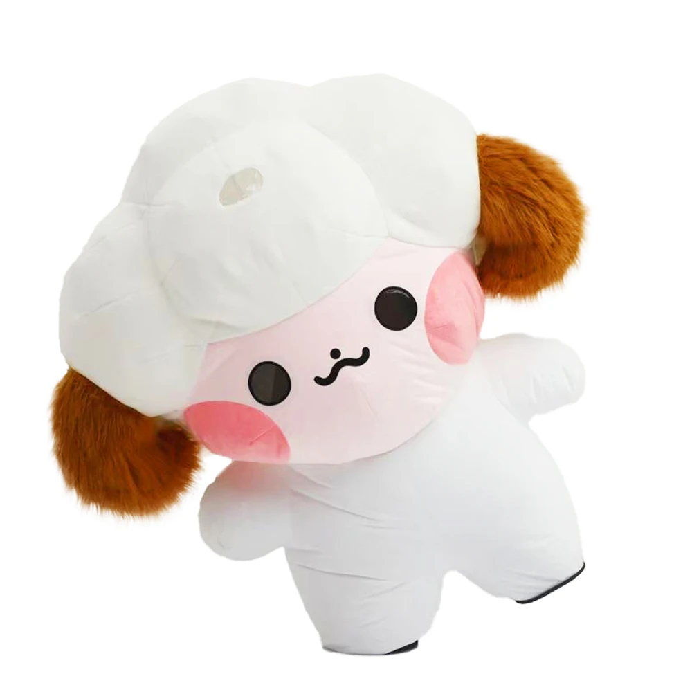 نفخ الأغنام زي التميمة موكب الكبار شخصية تأثيري عيد ميلاد هالوين حفلة الحدث مجموعة أفخم #1