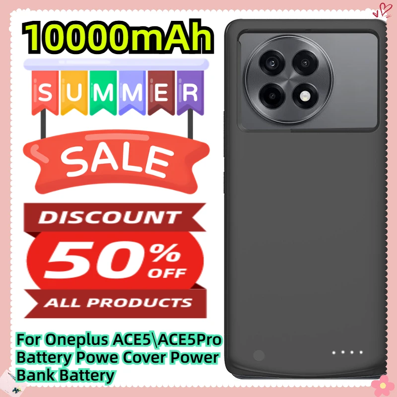 

10000mAh For Oneplus ACE5\ACE5Pro Battery Powe Cover Power Bank Battery