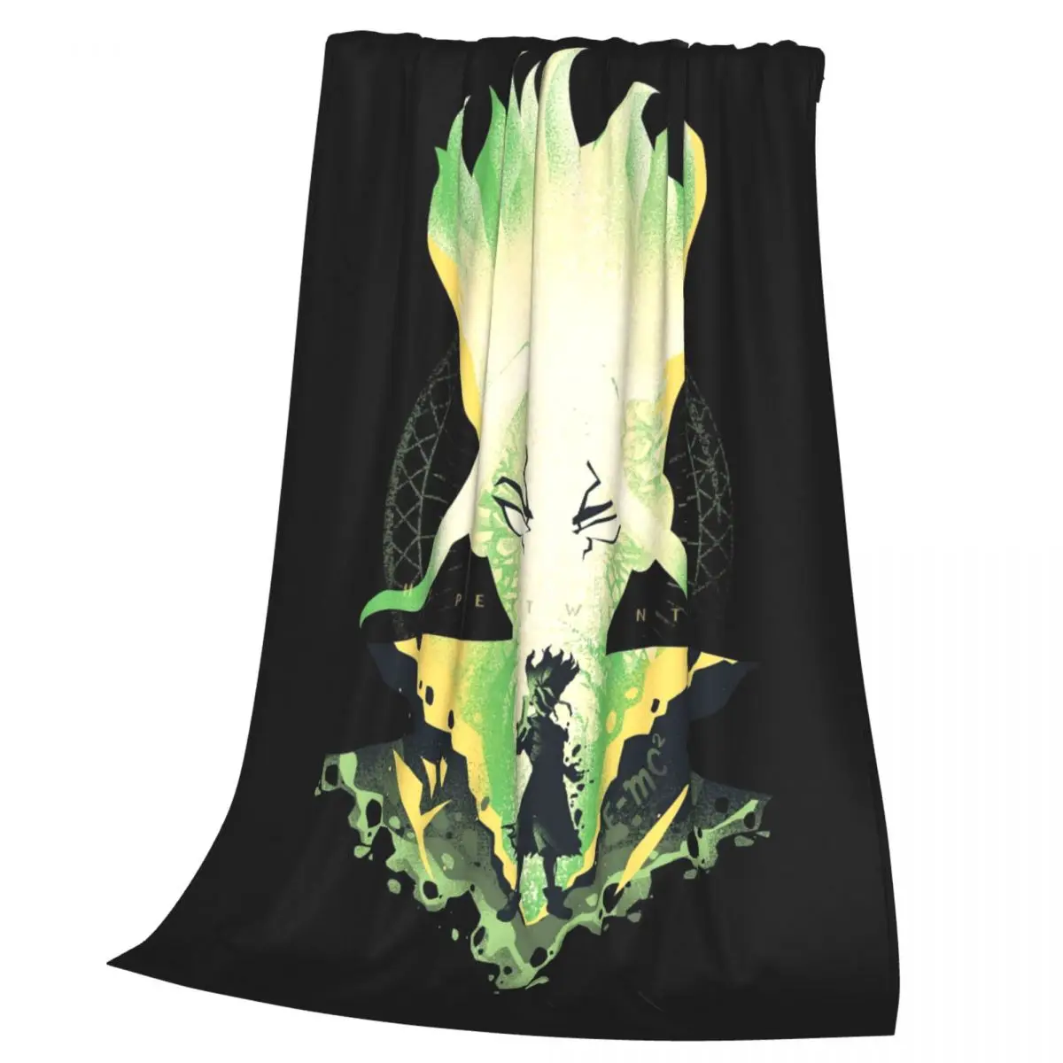 Anime Dr Stone Blanket Soft Warm Flannel Throw Blanket Plush for Bed Living room Picnic Travel Home Couch