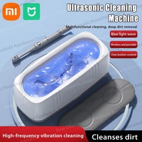 Xiaomi Ultrasonic Glasses Cleaner USB Fully Automatic Blue Light Eyewear Cleaner Household Multifunctional Jewelry Clean Machine