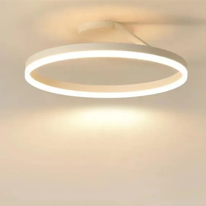 Imagem -05 - Lustres de Teto Led Reguláveis com Anel Lâmpadas Pendentes Simples Luminárias Internas para Quarto Mesa de Jantar Sala de Estar Moderno