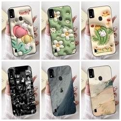 For ZTE Blade A51 Case Cool Fashion Daisy Flower Soft Silicone Phone Cover For ZTE Blade A71 A7030 Bumper For BladeA51 A 51 Capa