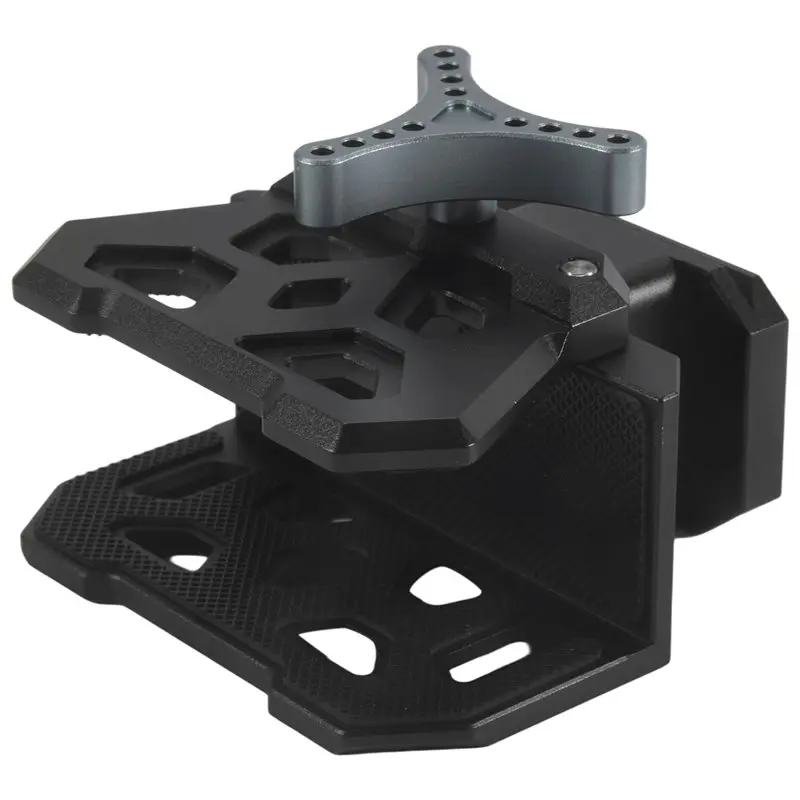 JHD Professional Saddle Clip Adapter Tripod Bracket Vise Clamp Outdoor Bracket Adapts To3/8 Inch Thread Easy Installation