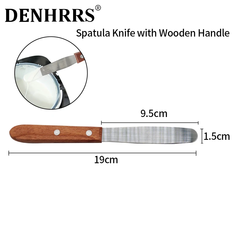 DZK Dental Plaster Spatula Alginate Mixing Knife Stainless Steel Dental Lab Impression Material Plaster Spatula Dentist Tools
