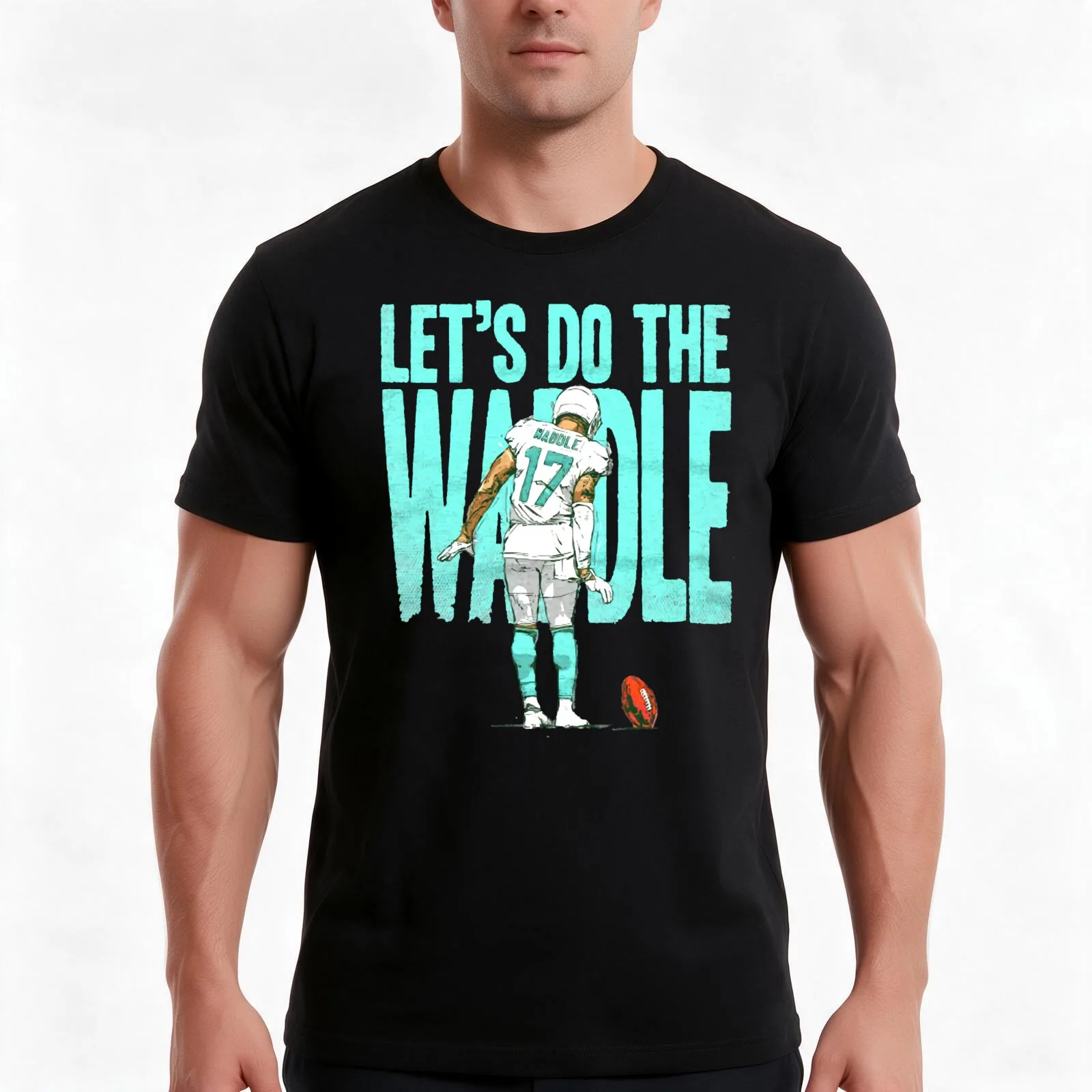 Jaylen Waddle T-Shirt Summer Casual Cotton Tee Oversized Streetwear Tops Vintage Graphic Print Loose Fit Short Sleeve