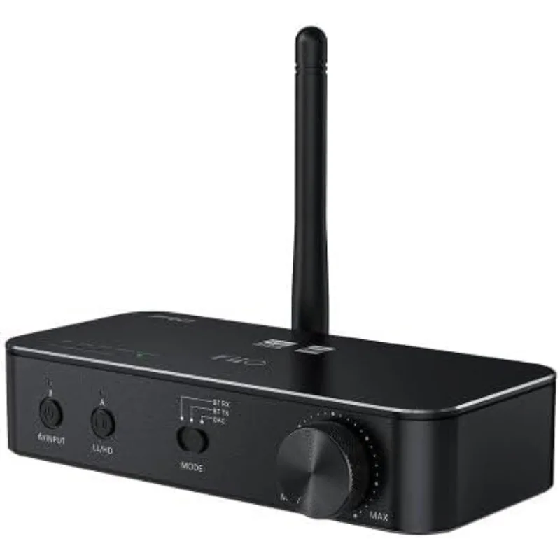 Ricevitore Bluetooth Trasmettitore portatile Stereo Wireless ad alta risoluzione aptX/LDAC DSD256 Ottico/Coassiale/Line-Out