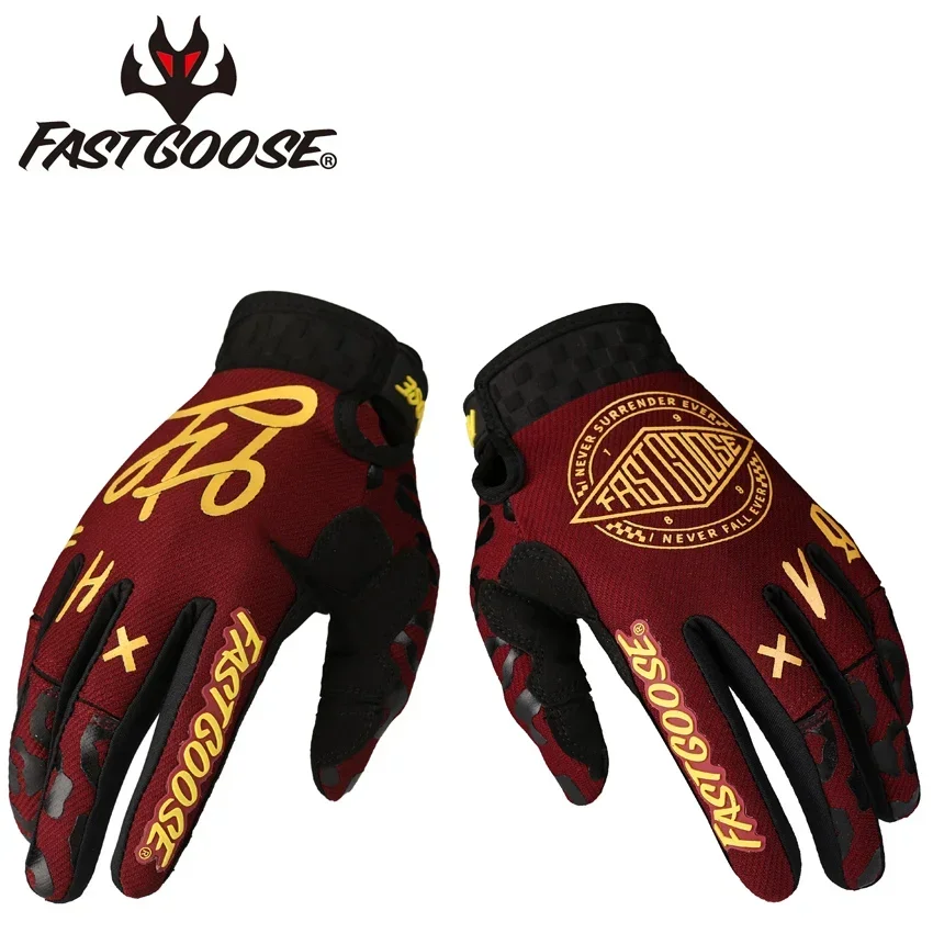 FASTGOOSE-guantes resistentes al desgaste para hombre y mujer, manoplas para bicicleta de montaña, MTB, BMX, DH, para exteriores, 2023