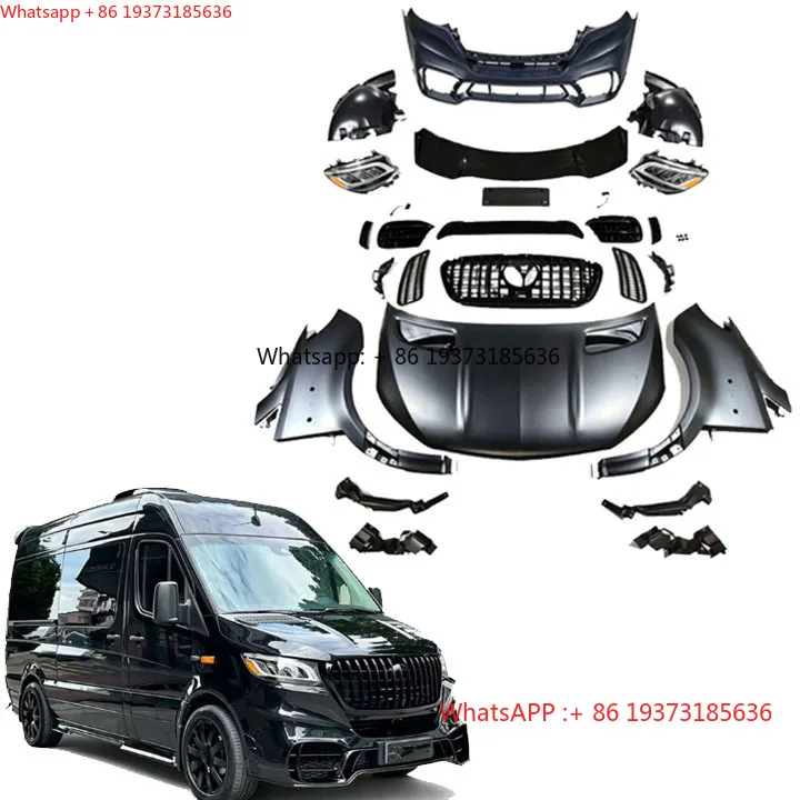 For Wholesale CONVERSION BODY KIT for MERCEDES BENZ SPRINTER W906 2007 - 2018 UPGRADE to SPRINTER W907 2019+ FACELIFT