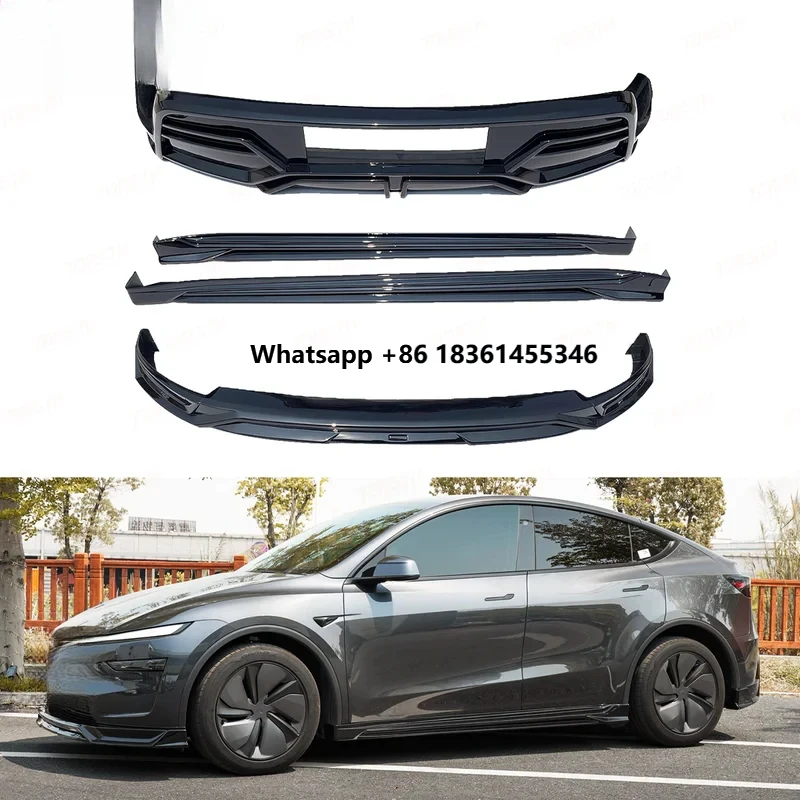 

High Quality Front Lip Side Skirts Rear Diffuser Bumper Body Kit Model Y 2025+ Juniper ABS