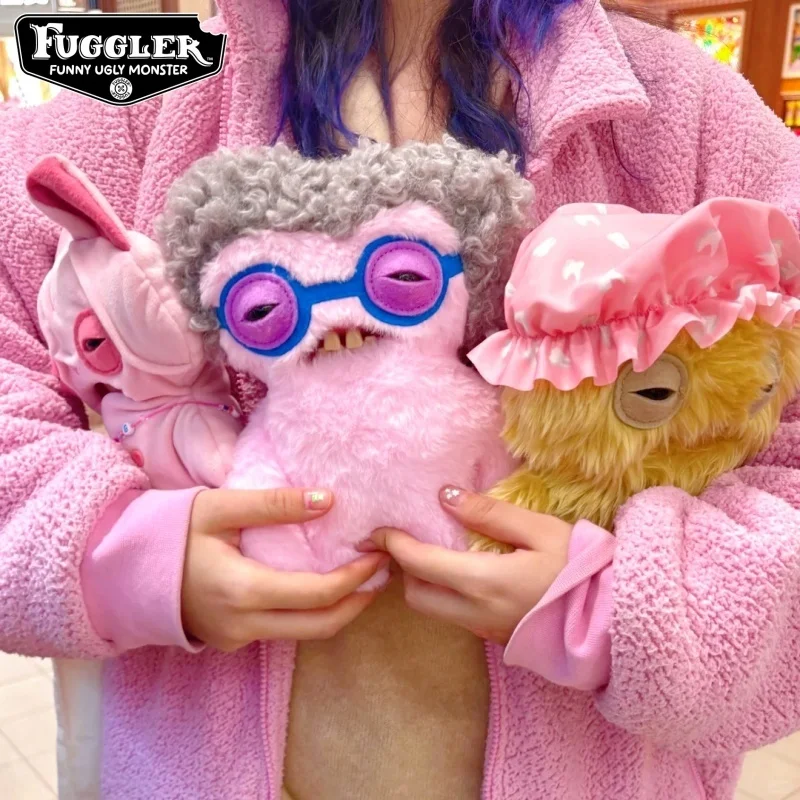 

Fuggler Original Old Fogies Alley Cats Fuggstars Ugly Cute Teeth Monster Cartoon Anime Figure Stuffed Ornament Toy Birthday Gift