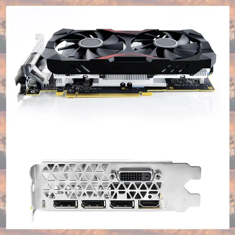 

2025 New-RX580 GDDR5 8 ГБ Видеокарта 256 бит DVI + HD + DP PCI E 3.0 X16 4096X2160 Видеокарта