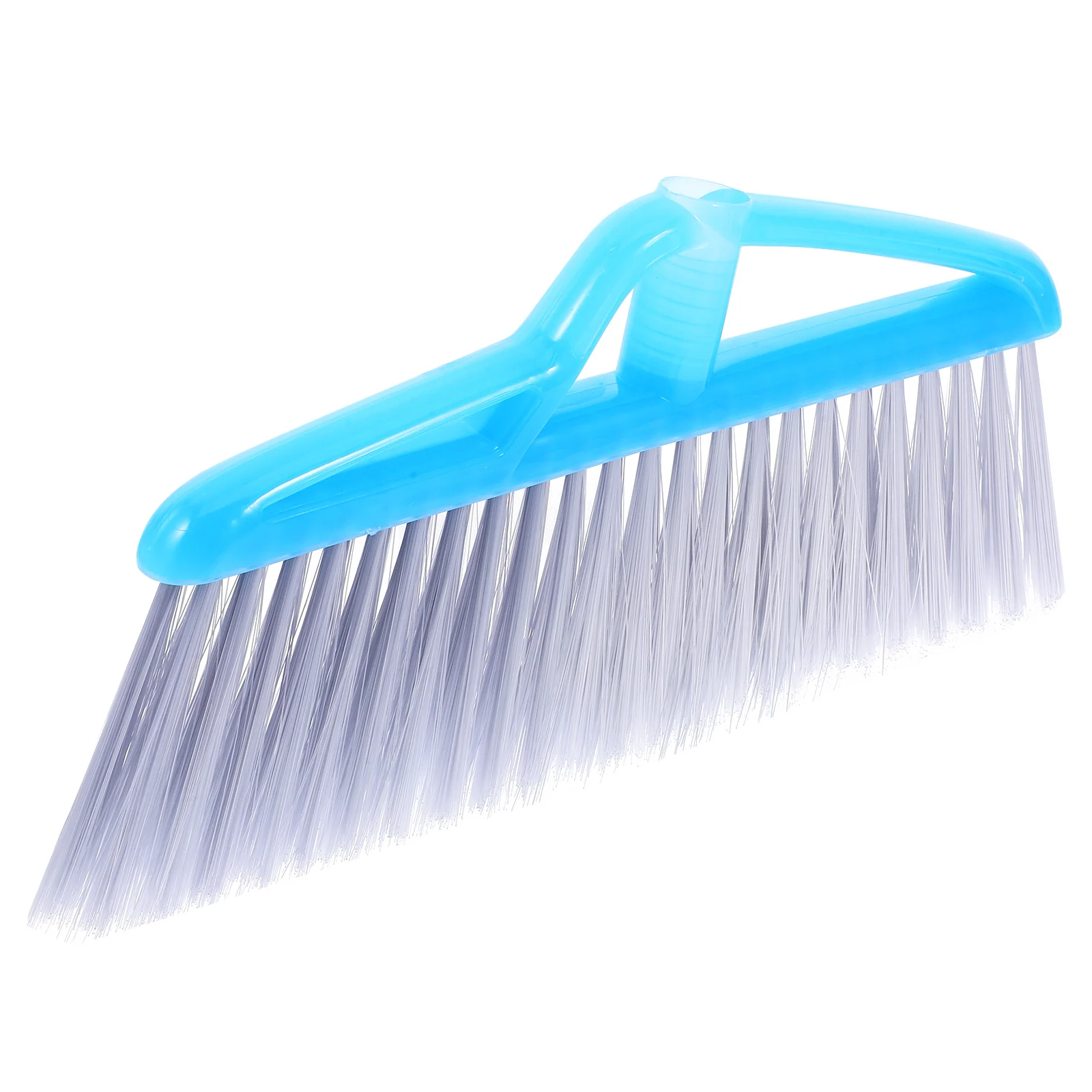 

Broom Replacement Head Blue Easy Detachable Installable Suitable Hardwood Tile Granite Concrete Indoor Outdoor Soft Bristles