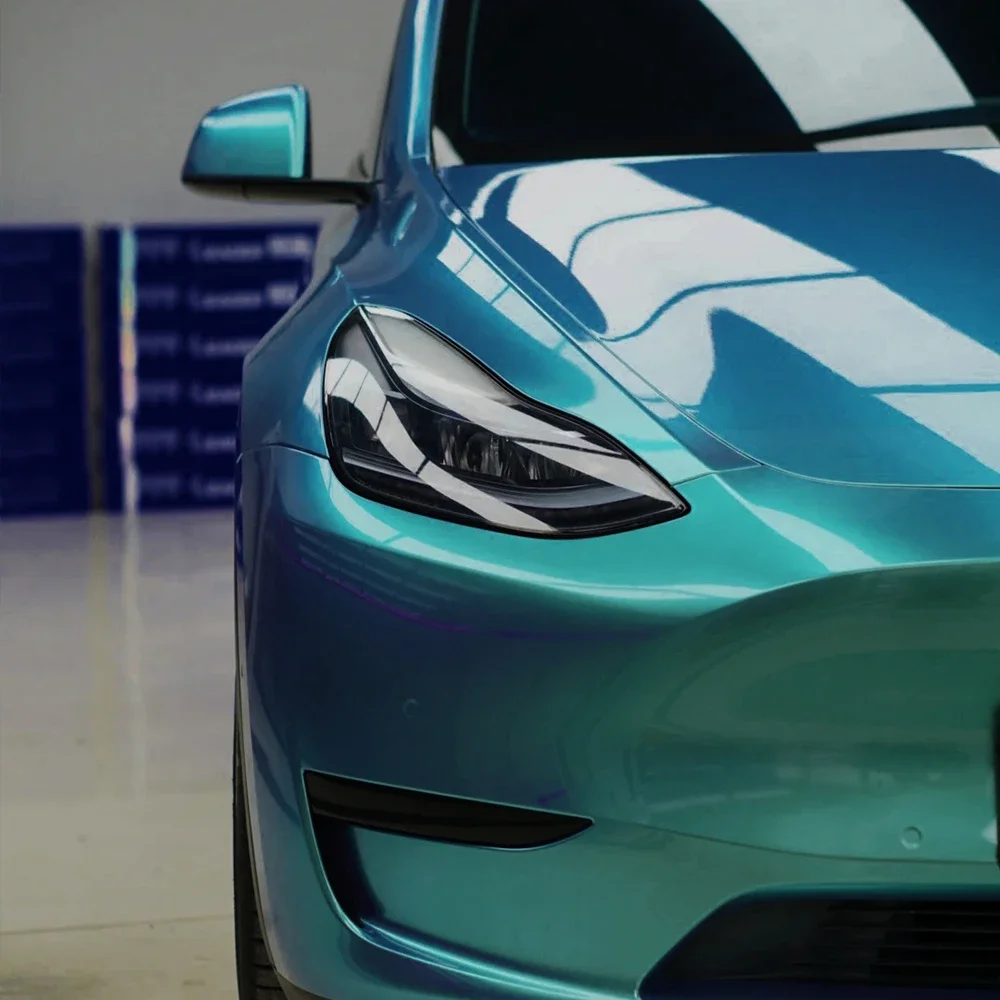 

Car Vinyl Film PET Multicolored Coral Malachite Green Auto Wrap Film Waterproof Self Adhesive Motorcycle Car Body Decoration