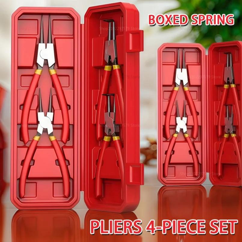 Hose Clamp Pliers, Wire Long Reach Hose Clamp Pliers Set Fuel Oil Water Hose Auto Tools Coolant Radiator Heater and Water Hose