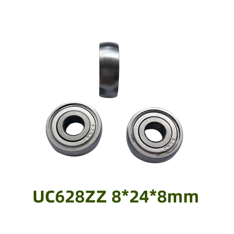 20pcs/100pcs UC628ZZ CS628 Spherical Bearing 8*24*8mm 628ZZ Slide Pulley Roller Wheel 8x24x8 Mm Car Sliding Door Pulley