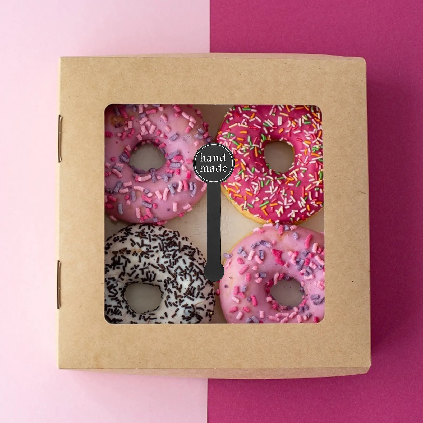 

200Pcs Premium Paper Label Stickers Self-Adhesive Sealing Stickers for Candy Bags Biscuit Packaging Notebook DIY Craft