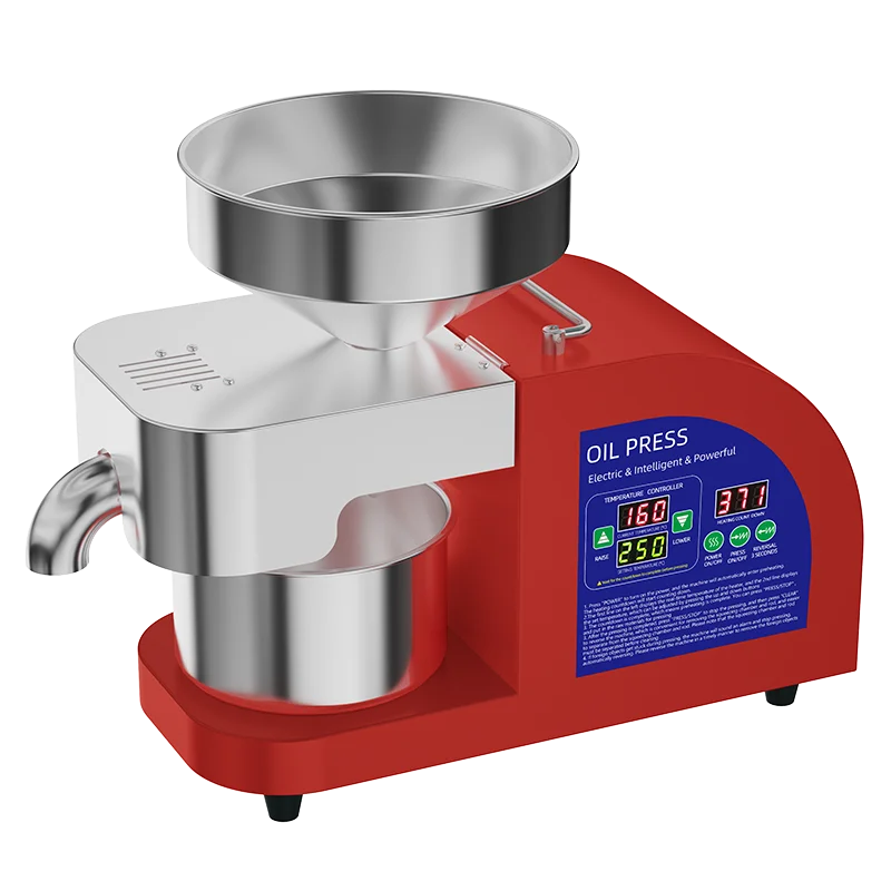 ماكينة صنع زيت الفول السوداني الذكية عالية الجودة 7-12 كجم/ساعة #5