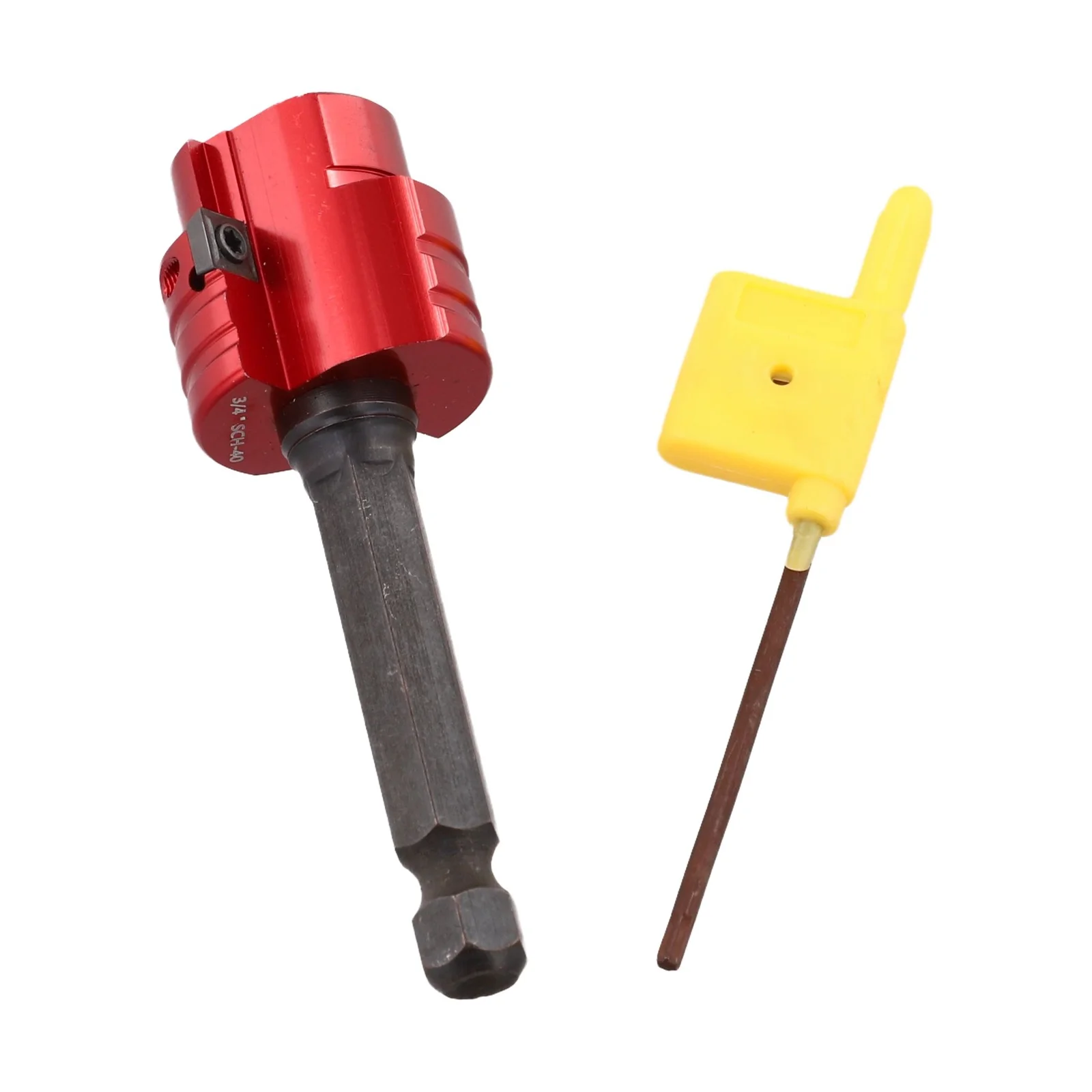 6.35mm Hex Shaft Plumbing Tool Efficient Pipe Cleaning Tool Plumber Accessory Metal Construction Efficient Cleaning