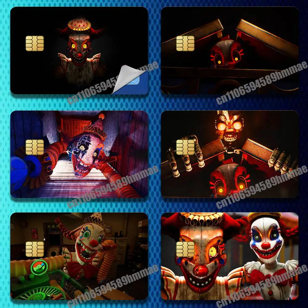 

For W-FnafS M-Mimic Sticker Paper Skin ID Bank Credit Film Self-adhesive Card Cover Decoration