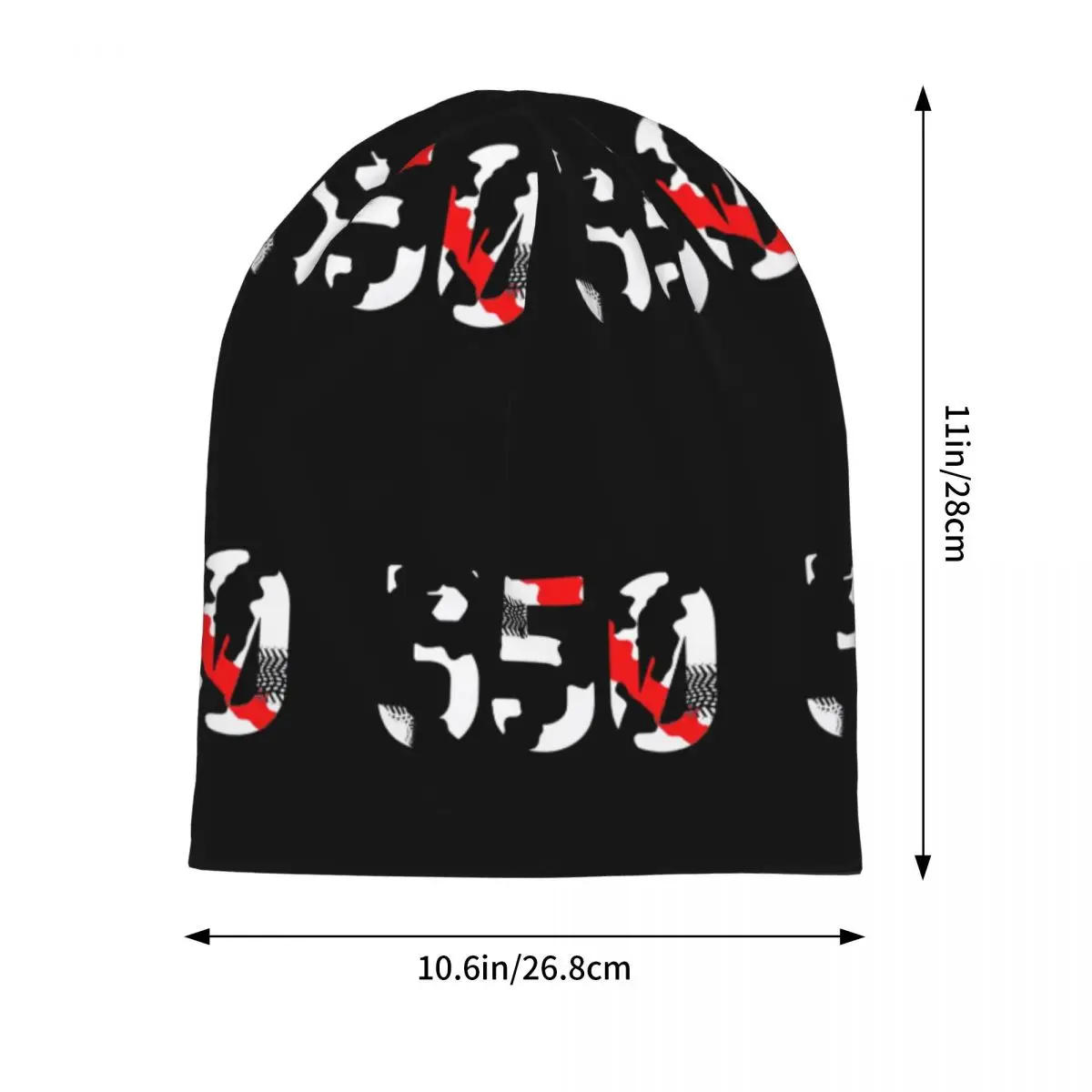 Yeezy Boost 350 Zebra Warm Knitted Cap Fashion Bonnet Hat Autumn Winter Outdoor Beanies Hats for Unisex Adult