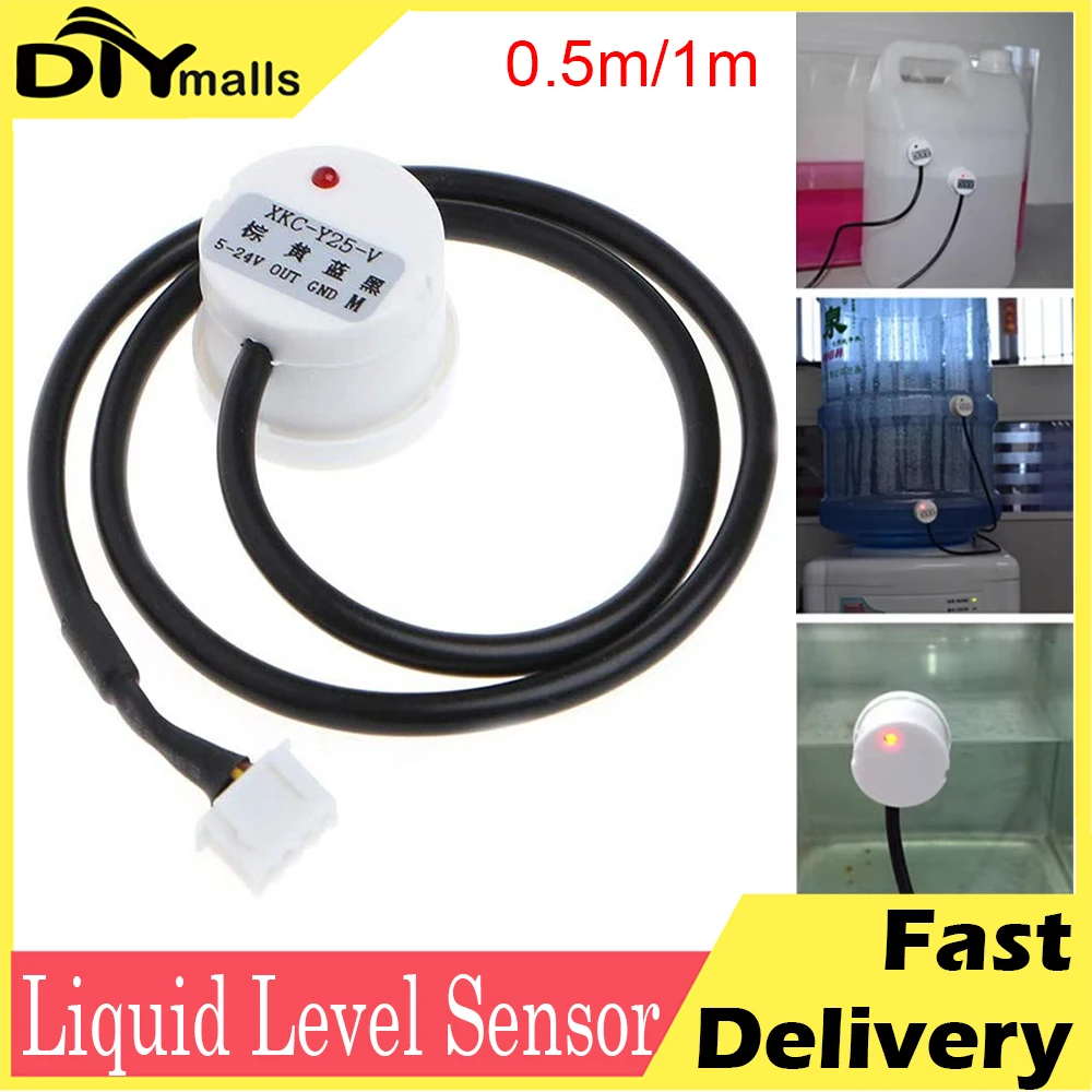 

BS XKC Y25-T12V Liquid Level Sensor Switch Detector Water Non Contact Manufacturer Induction Stick Type Durable XKC-Y25-V