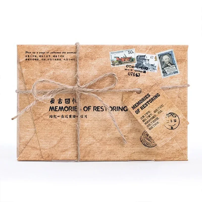 

30pcs/set Vintage Style Memories Postcard Creative Postcard English Writing Card Greeting Decorative Postcards Gift Stationery