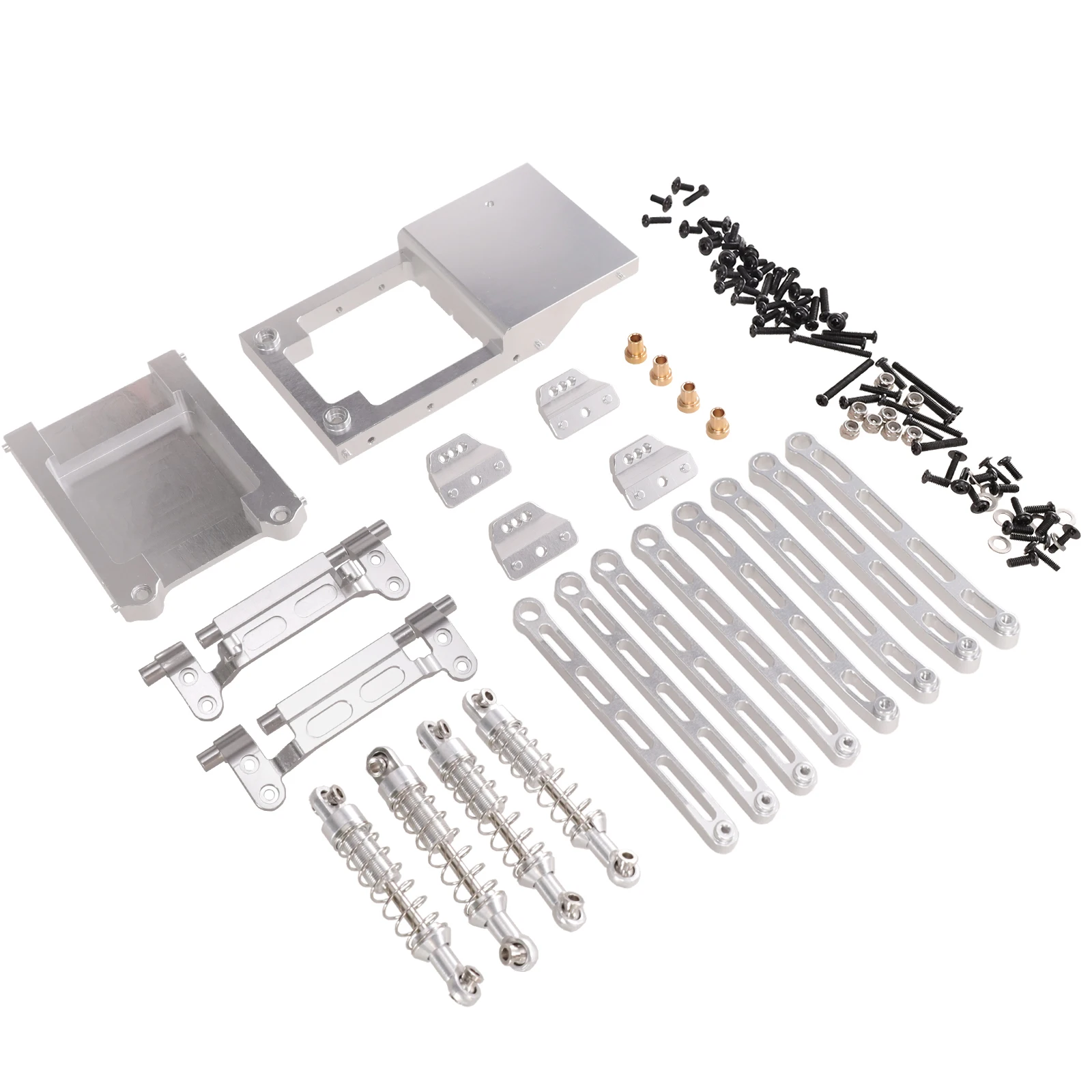 MN 모델 1/12 MN168 MN78 RC 자동차 부품 금속 업그레이드 부품 액세서리로 사용 로드 충격 흡수 장치 취약성 키트