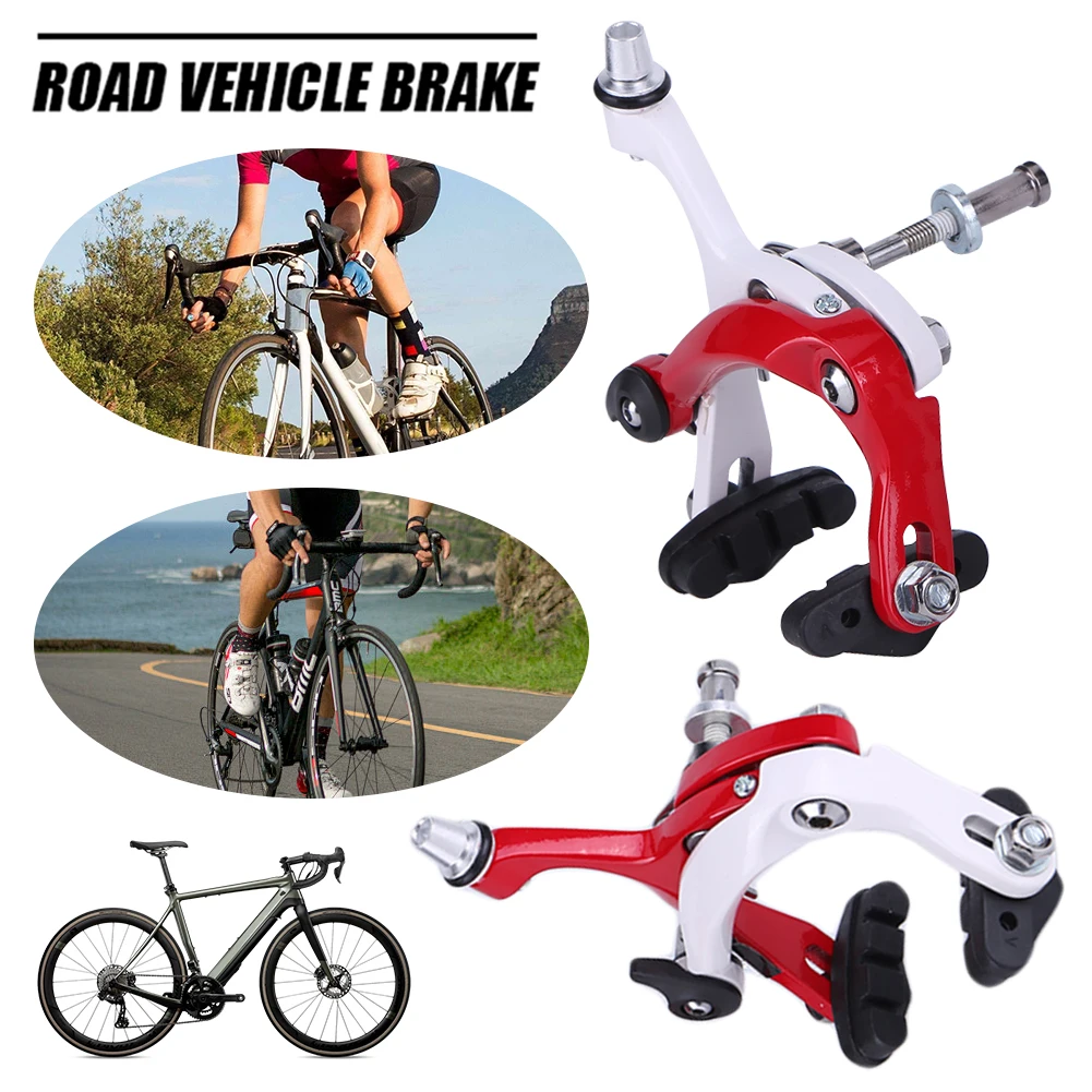 

Aluminum Alloy Road Bike C Brake Calipers Bike Brake Lever Bicycle Brake Caliper Set for Road Bikes Bike Accessories