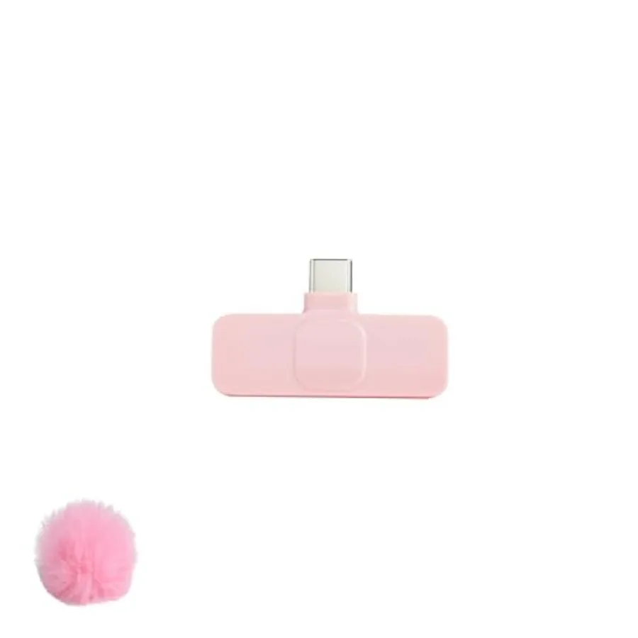 

USB C Phone Microphone for iphone Android Tablet ipad PC Wireless Lavalier Mini Mic for Content Creator Video Rrding Vlng Youtu