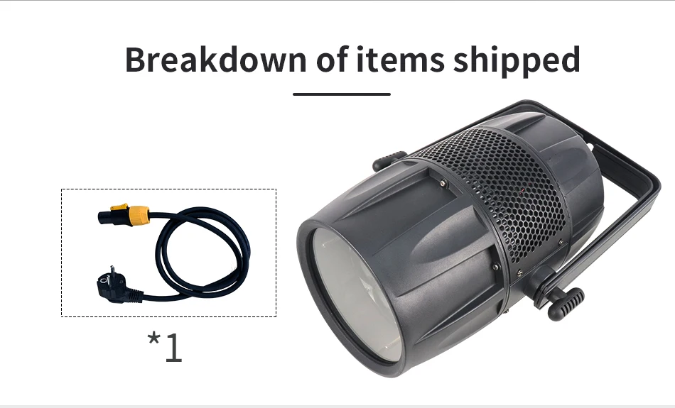 7x40W RGBW 4-in-1 LED Par-Licht Outdoor Zoom Einstellbare Party-Bühnenbeleuchtung für Veranstaltungen und Aufführungen – Detail 3