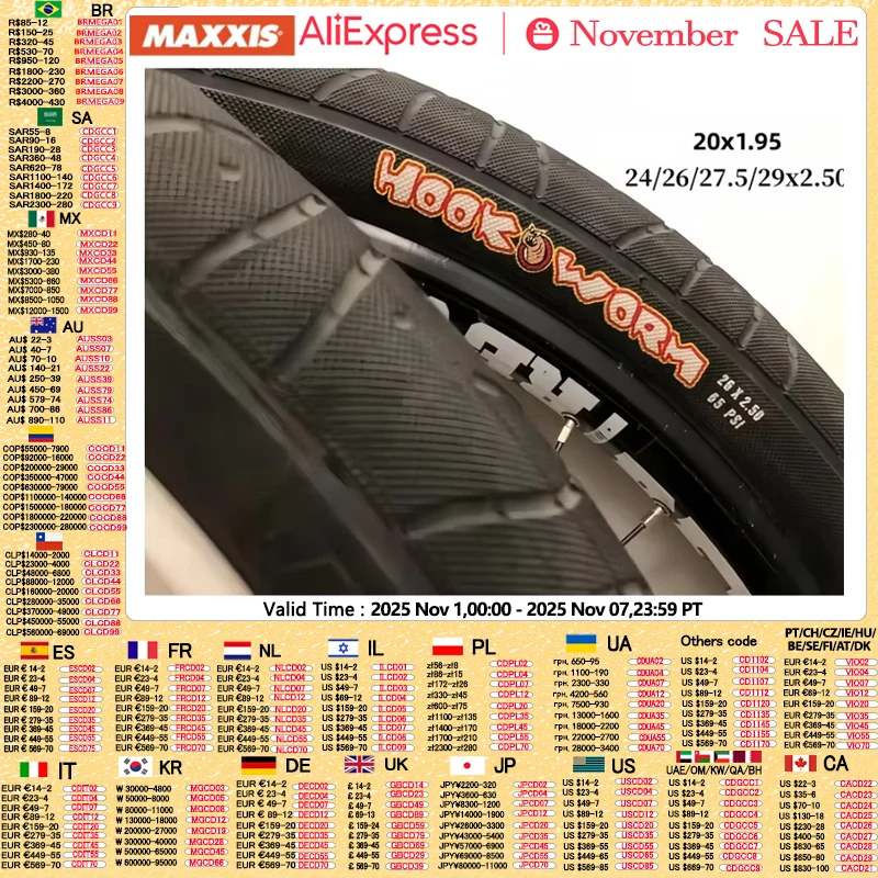 yZ[zMaxxis HikWorm-g^CB]ԗpɐݒ肳ꂽJ[S^C,IWi̎],Pedicabs,tbg,,ʂ,vert,bmx,^C1