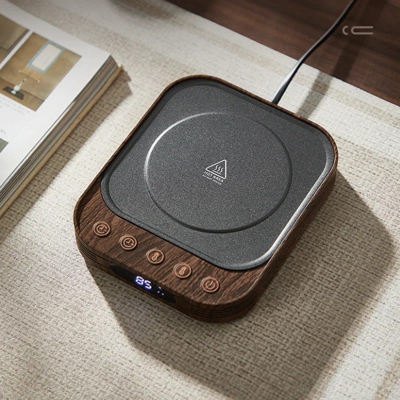 

Электрическая подставка-подогреватель для кружек 35 Вт с 10 режимами регулировки температуры, электрическая нагревательная пластина, греющая подставка, 220 В