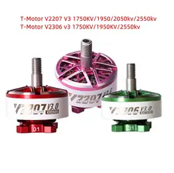 T-Motor Velox V2207 /V2306 V3 1750KV 1950KV 5-6S / 2550KV 4S Brushless Motor For FPV Racing Drone Quadcopter Freestyle RC Parts