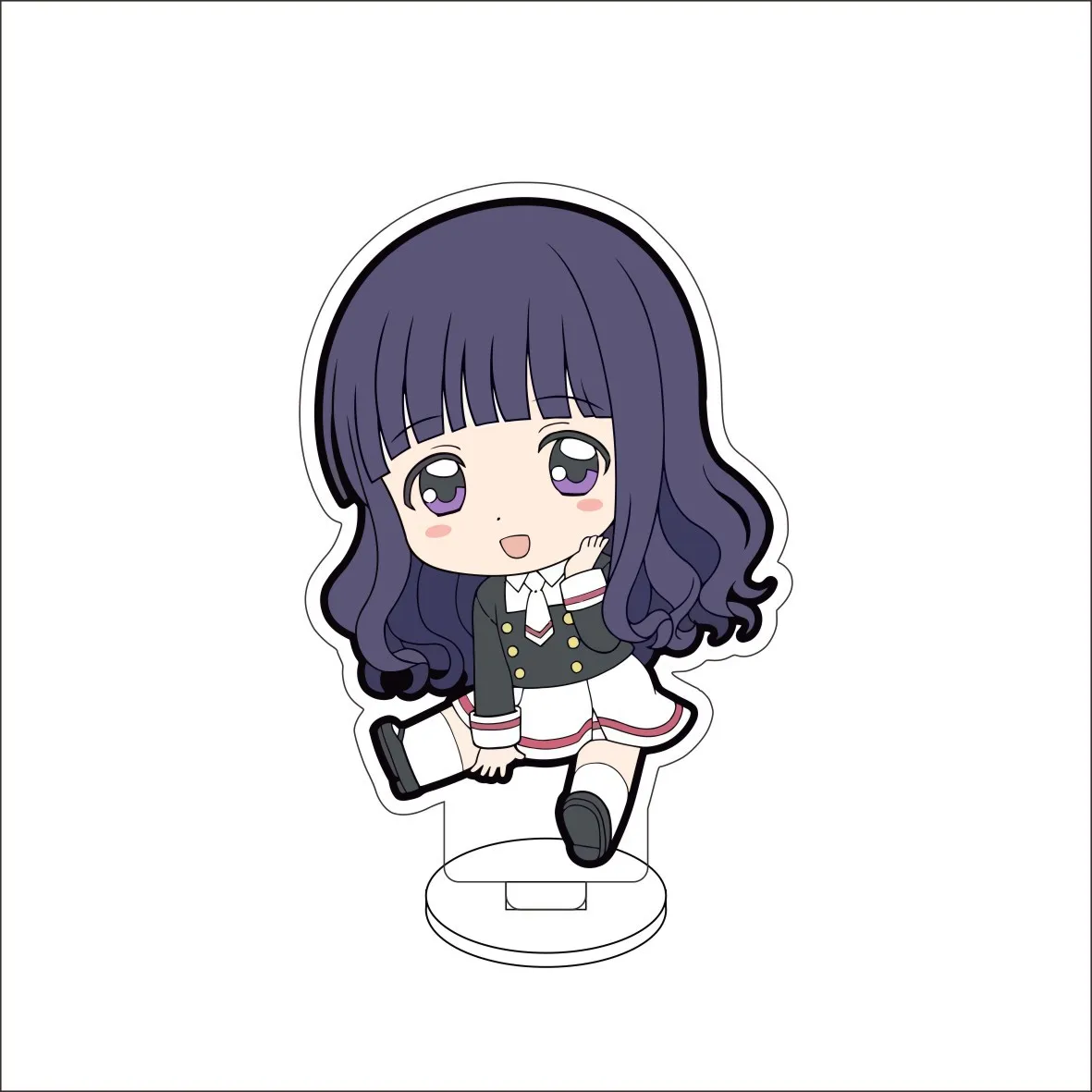 10CM Anime ‌Card Captor Sakura Cos Kinomoto Sakura Li Syaoran Tomoyo Daidoji Yue Figure Acrylic Stand Cute Ornaments Gifts view 5